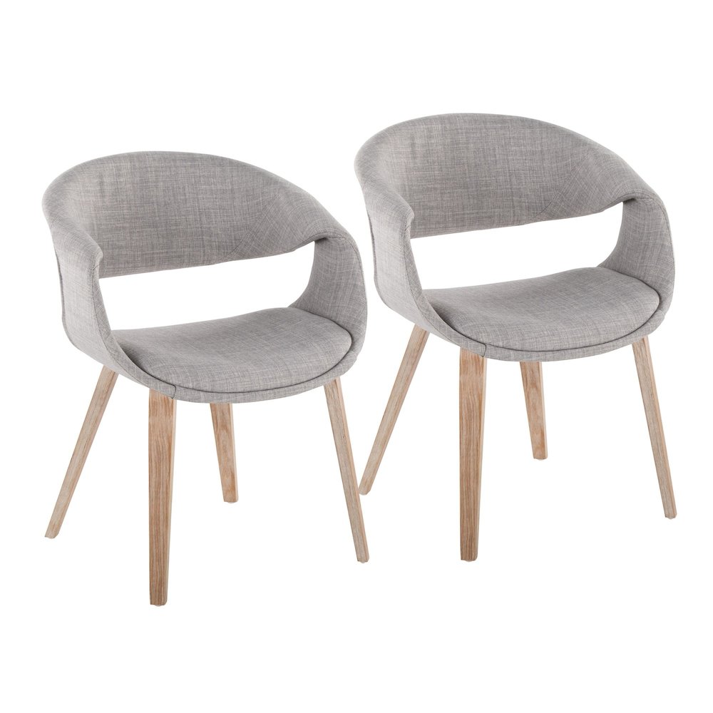 Curvo Upholstered Chair - Set of 2
