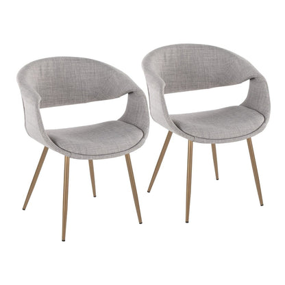 Curvo Upholstered Chair - Set of 2