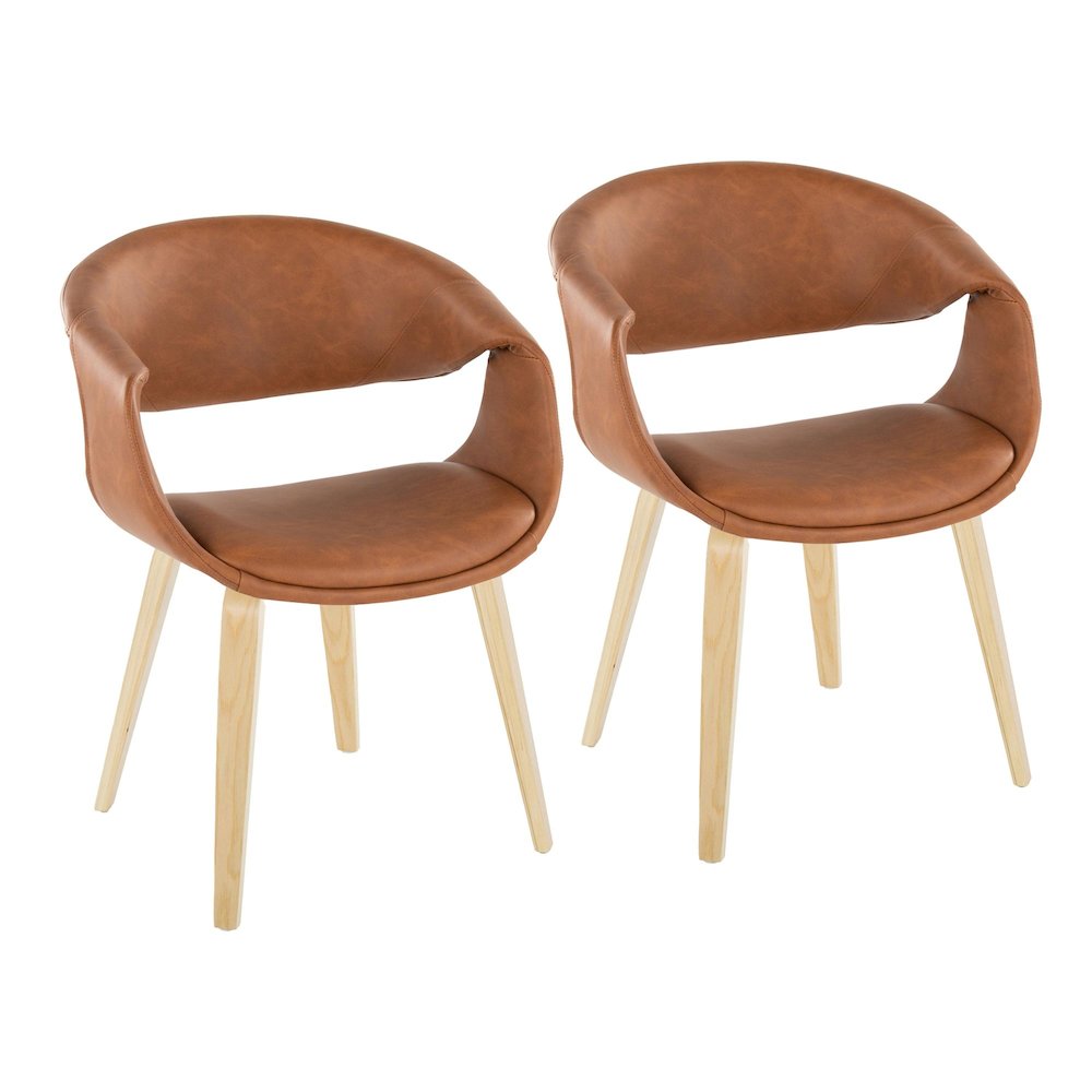 Curvo Upholstered Chair - Set of 2