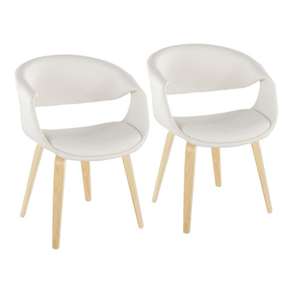 Curvo Upholstered Chair - Set of 2