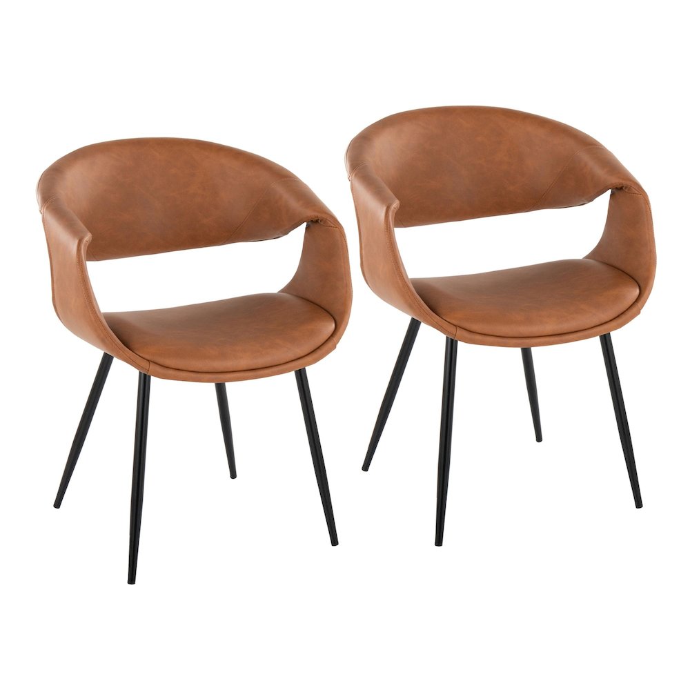 Curvo Upholstered Chair - Set of 2