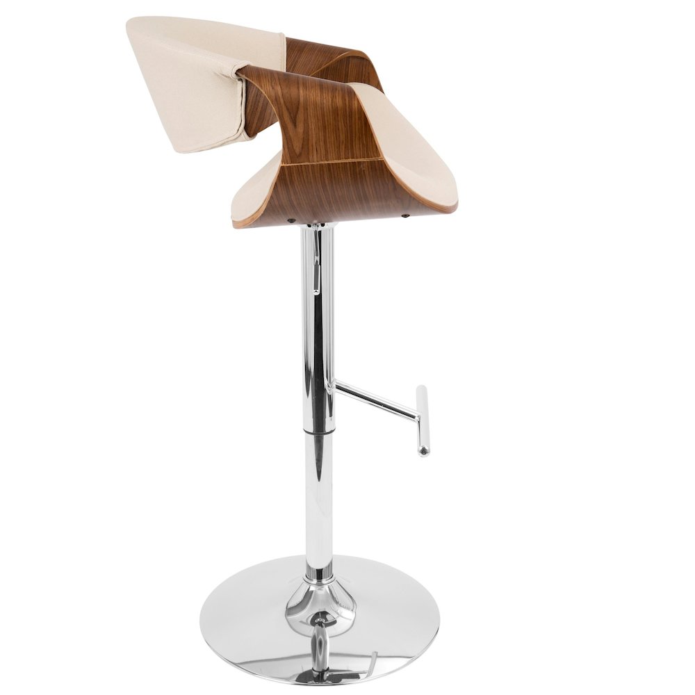 Curvo Adjustable Barstool - Set of 2