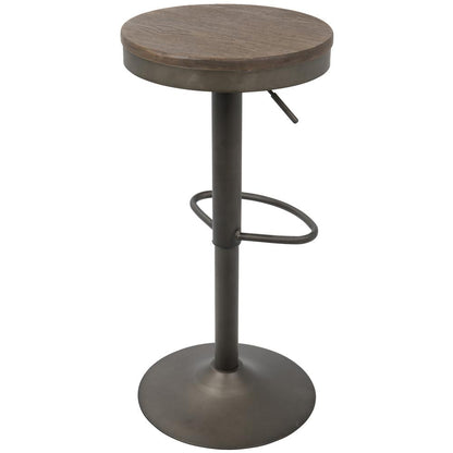 Antique, Brown Dakota Barstool - Set of 2