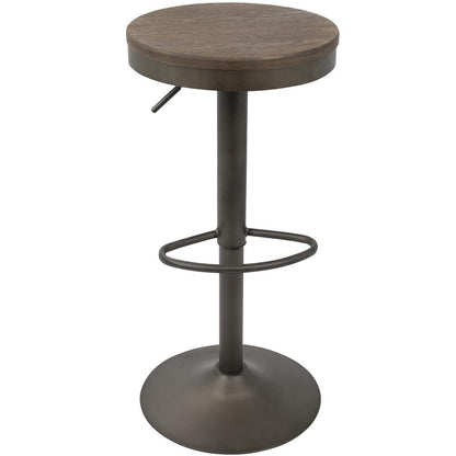 Antique, Brown Dakota Barstool - Set of 2