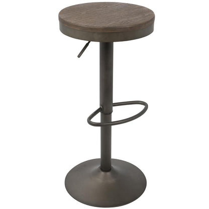 Antique, Brown Dakota Barstool - Set of 2