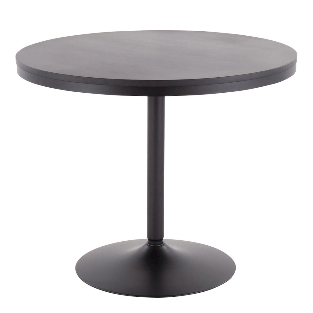 Black Steel, Black Wood Dakota Dining Table