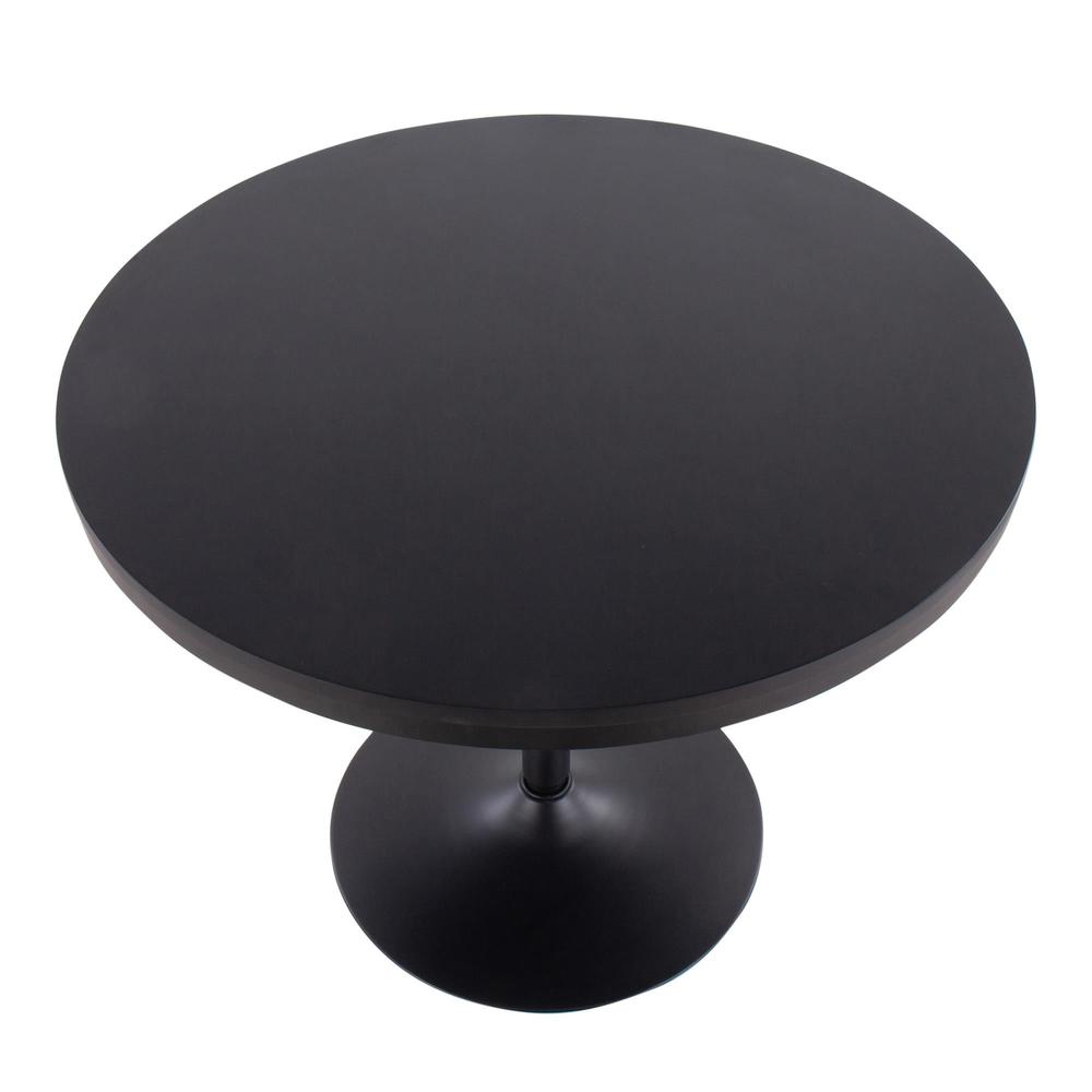 Black Steel, Black Wood Dakota Dining Table