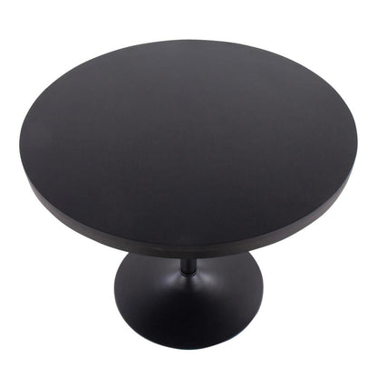 Black Steel, Black Wood Dakota Dining Table