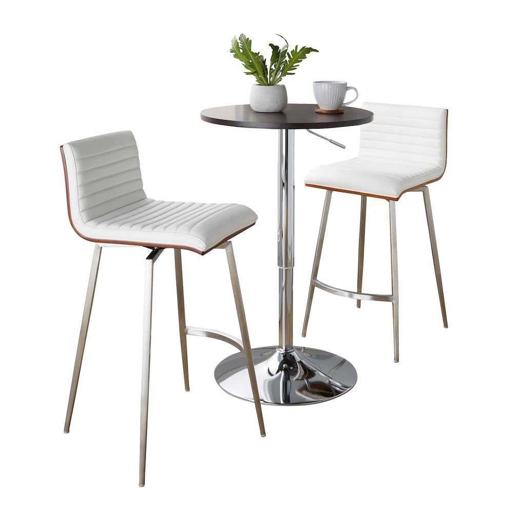 Mason Swivel Adjustable Counter Height Dining Set - 3 Piece