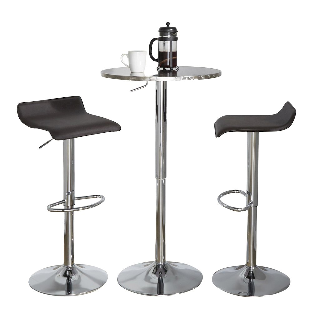 Bistro Round-Ale Bar Set - 3 Piece