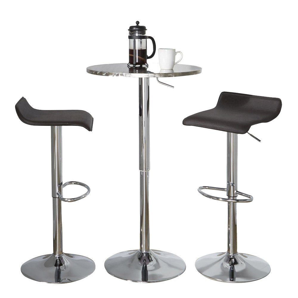Bistro Round-Ale Bar Set - 3 Piece
