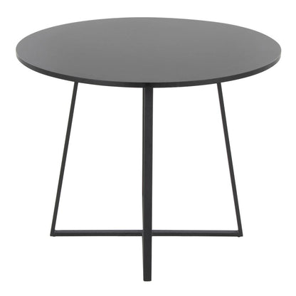 Black Metal, Black MDF Canary Cosmo Dining Table
