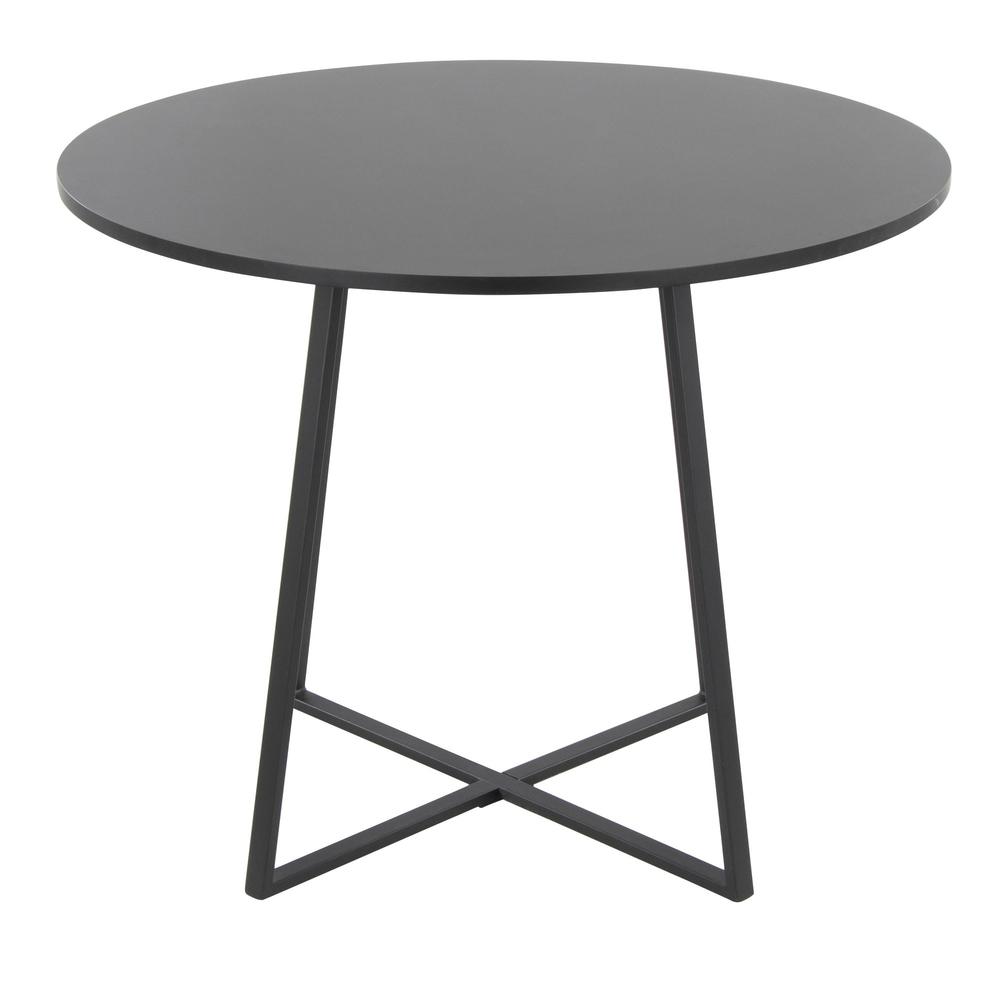 Black Metal, Black MDF Canary Cosmo Dining Table