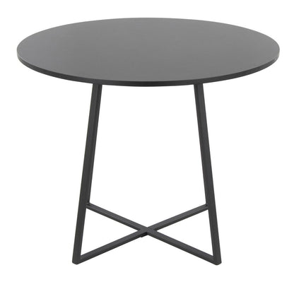 Black Metal, Black MDF Canary Cosmo Dining Table