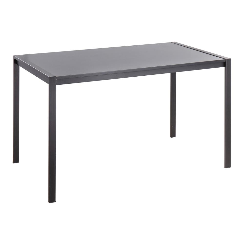 Black Metal, Black Wood Fuji Dinette Table
