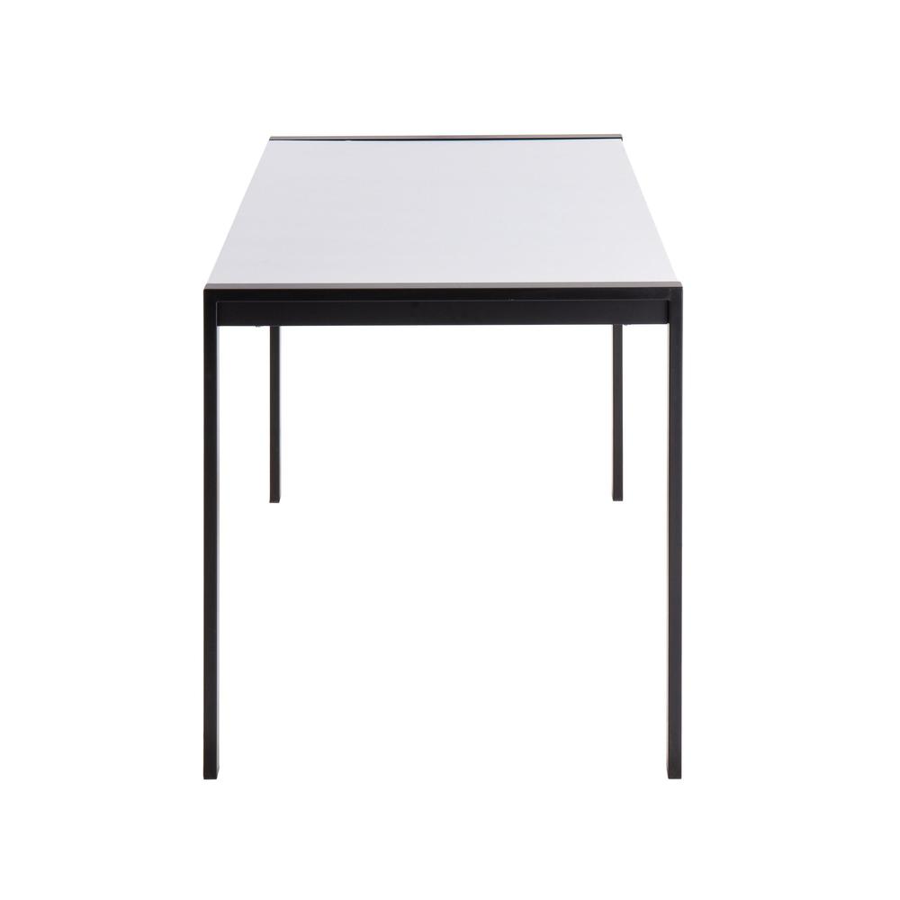 Black Metal, White Wood Fuji Dinette Table