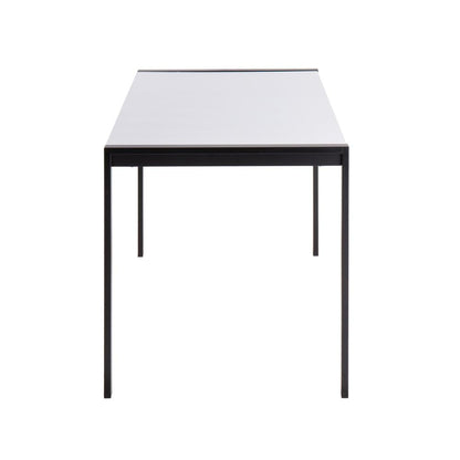 Black Metal, White Wood Fuji Dinette Table