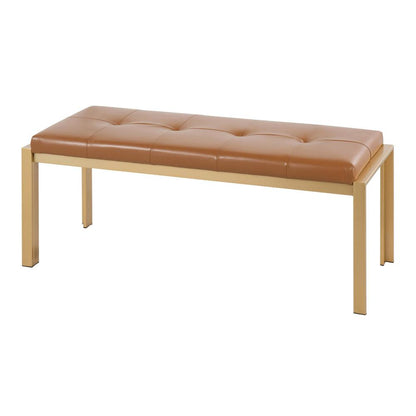 Gold Metal, Camel PU Fuji Bench