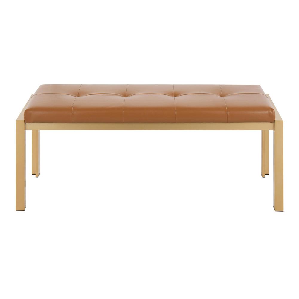 Gold Metal, Camel PU Fuji Bench