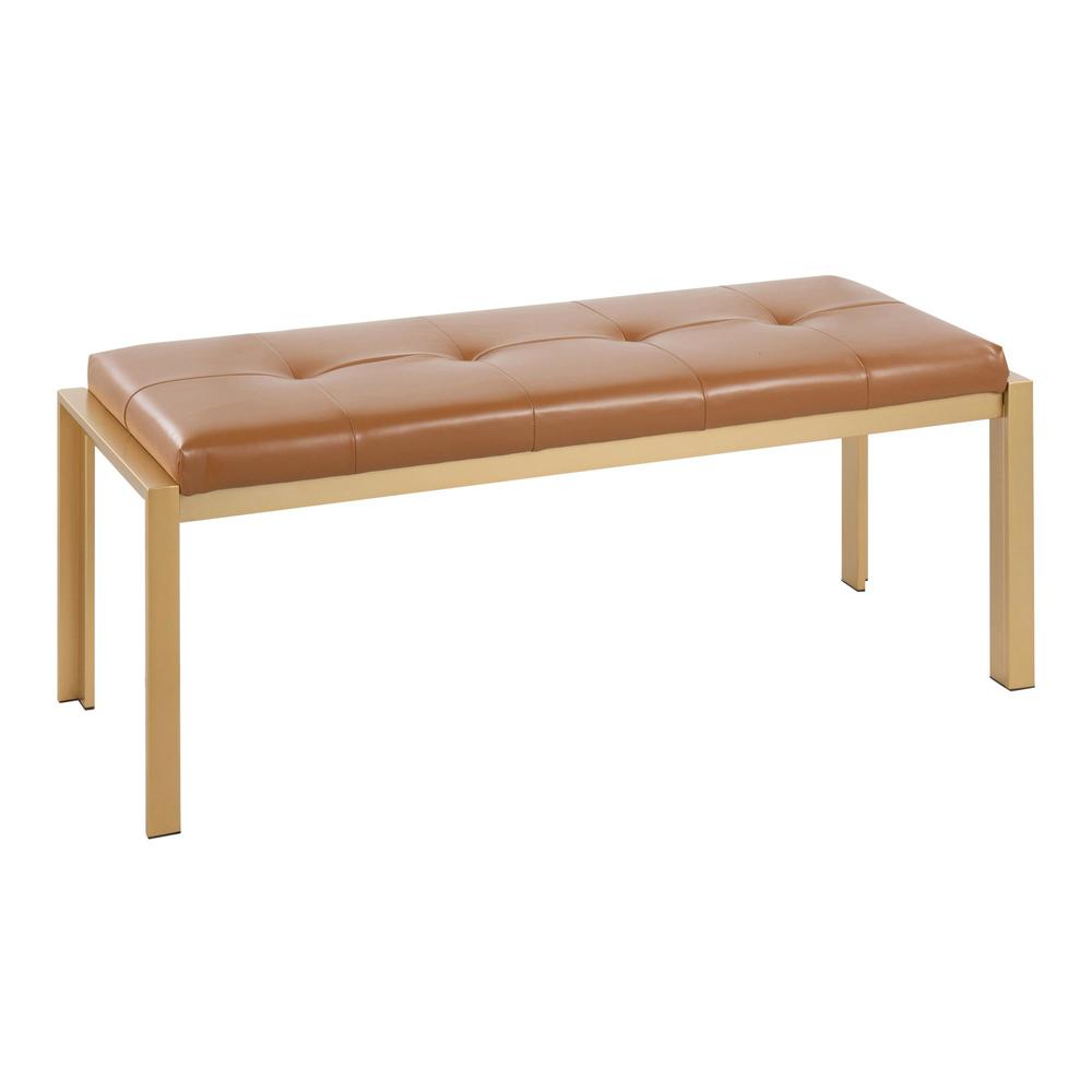 Gold Metal, Camel PU Fuji Bench