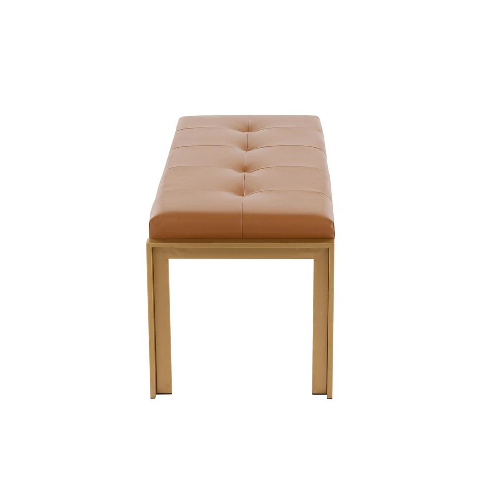 Gold Metal, Camel PU Fuji Bench