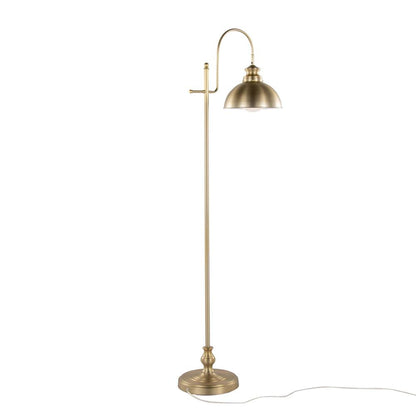 Gold Metal Emery Reader 64" Metal Floor Lamp