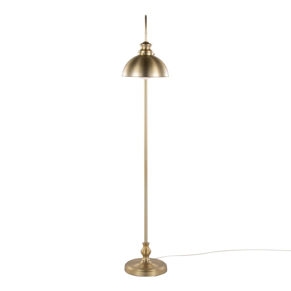 Gold Metal Emery Reader 64" Metal Floor Lamp