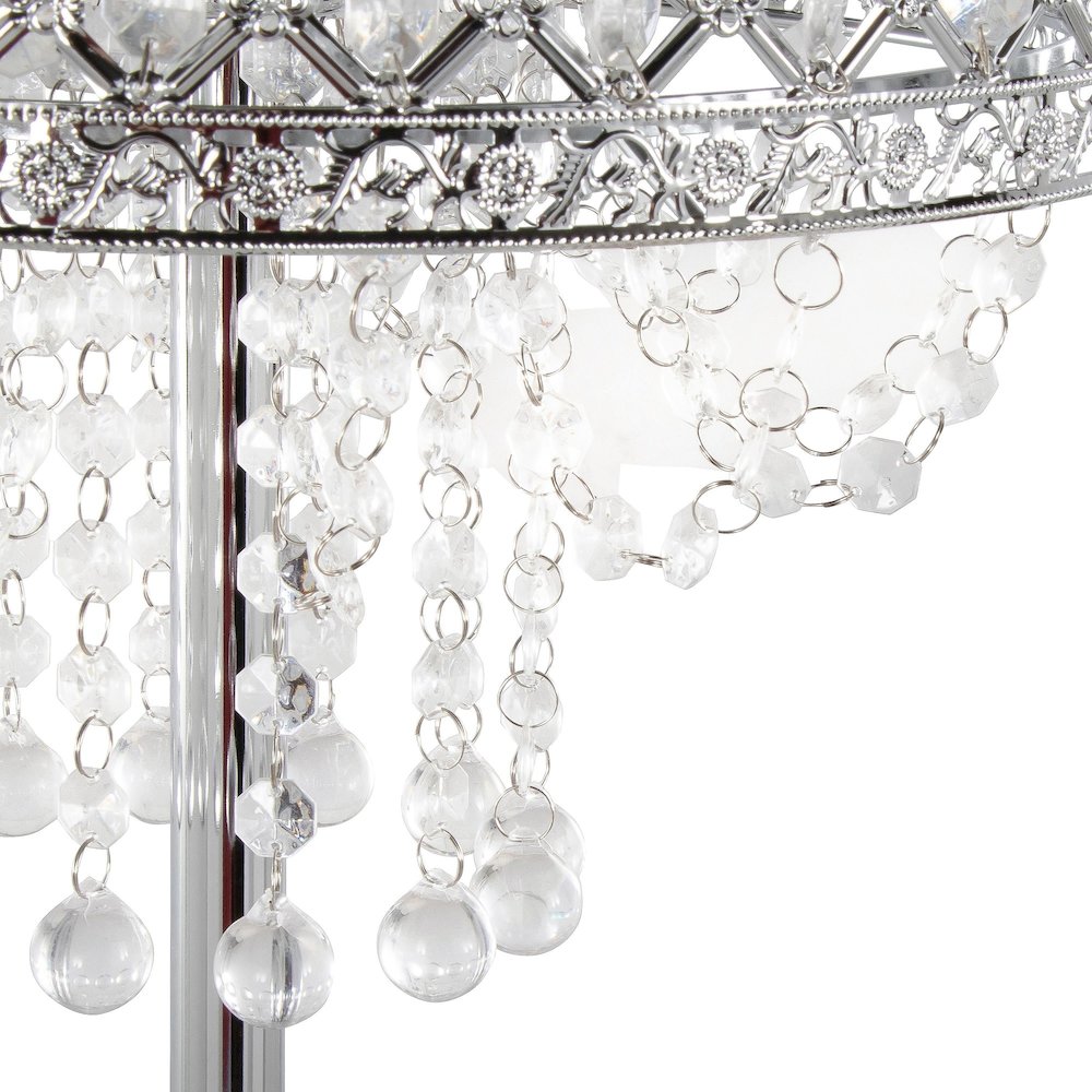 Droplets Sleek 60" Metal Floor Lamp