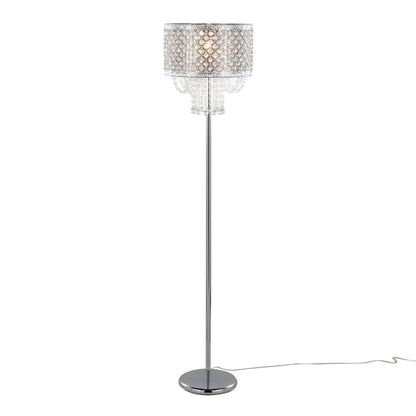 Droplets Sleek 60" Metal Floor Lamp