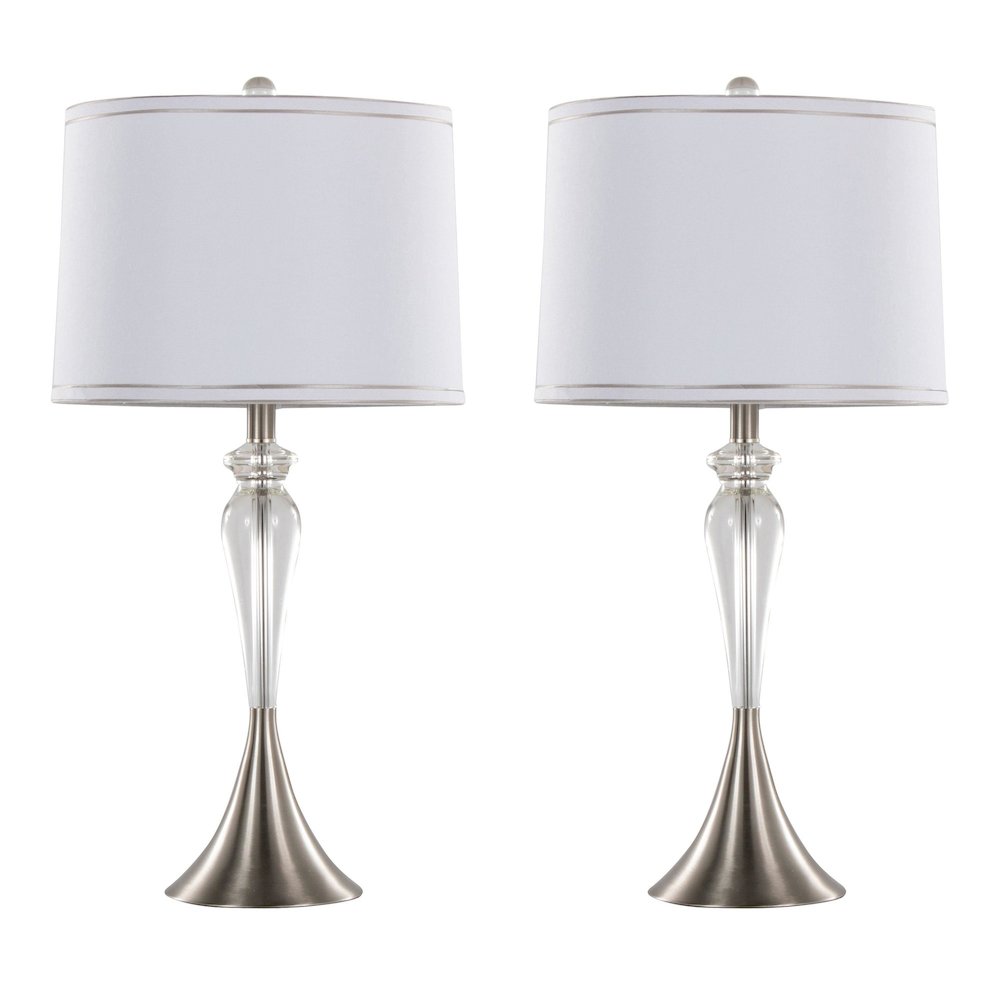 Ashland 28" Crystal Table Lamp - Set of 2