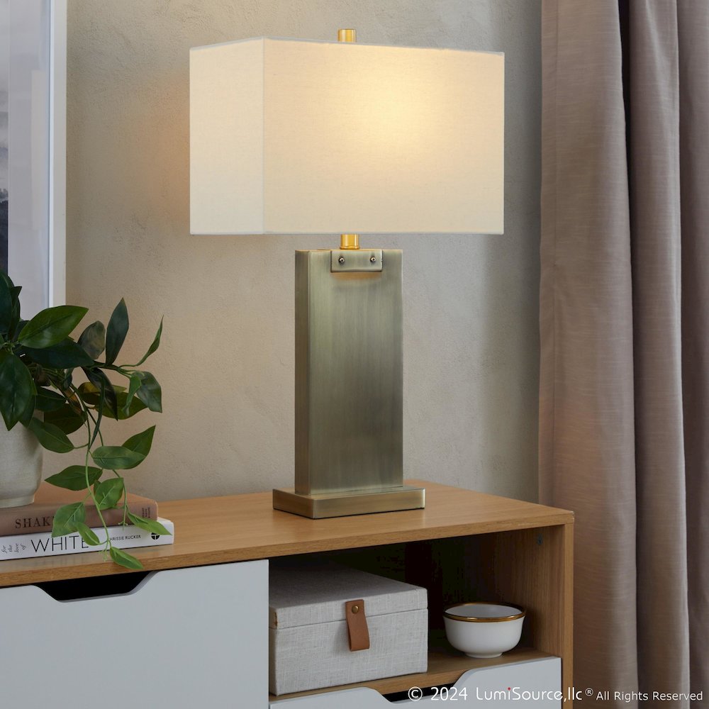 Royce 26" Metal Table Lamp - Set of 2