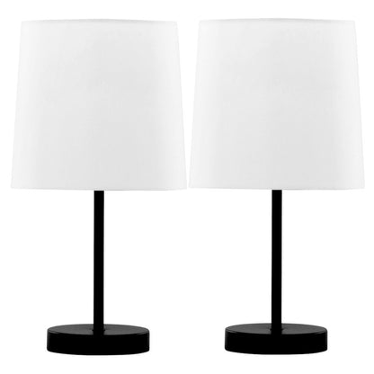 Cooper 16" Metal Accent Lamp - Set of 2