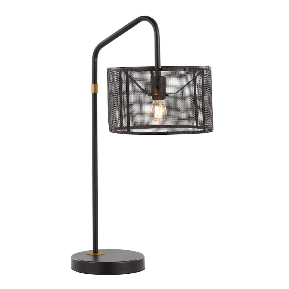 Mod Mesh 27" Metal Task Lamp with USB - Set of 2