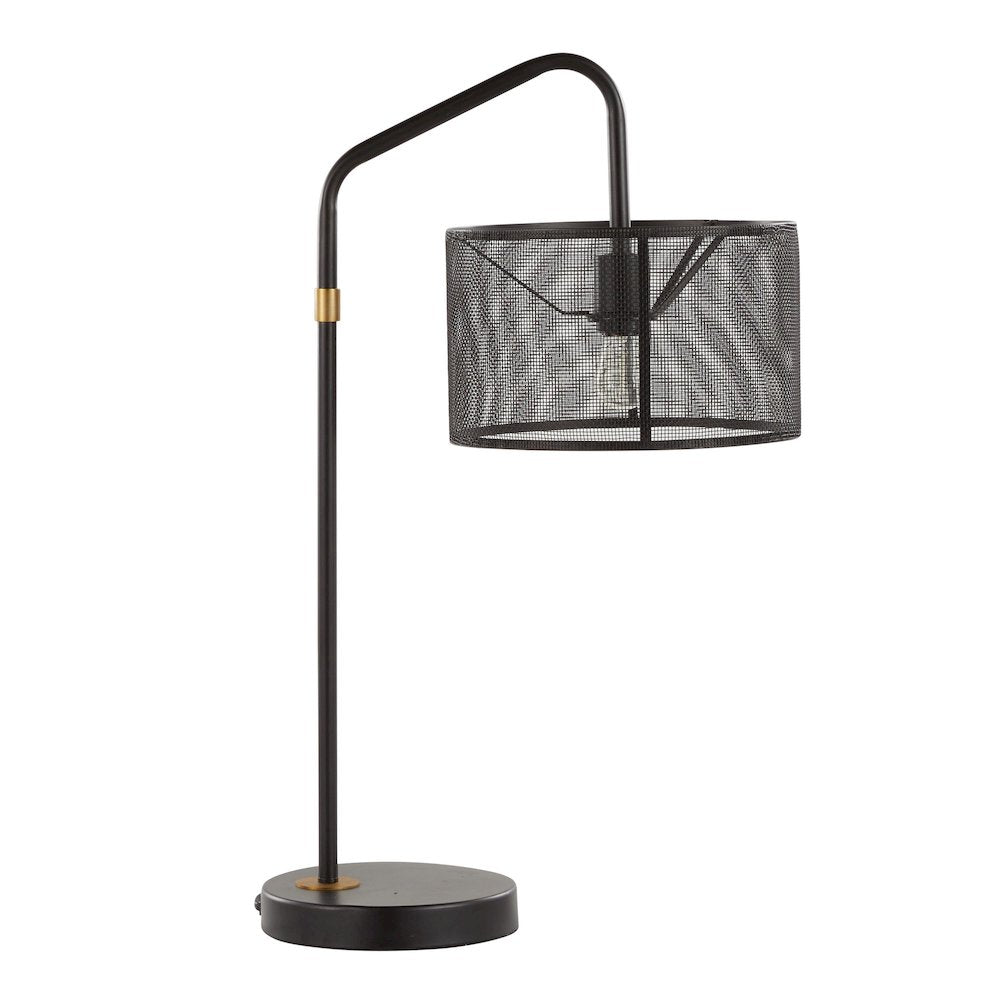 Mod Mesh 27" Metal Task Lamp with USB - Set of 2