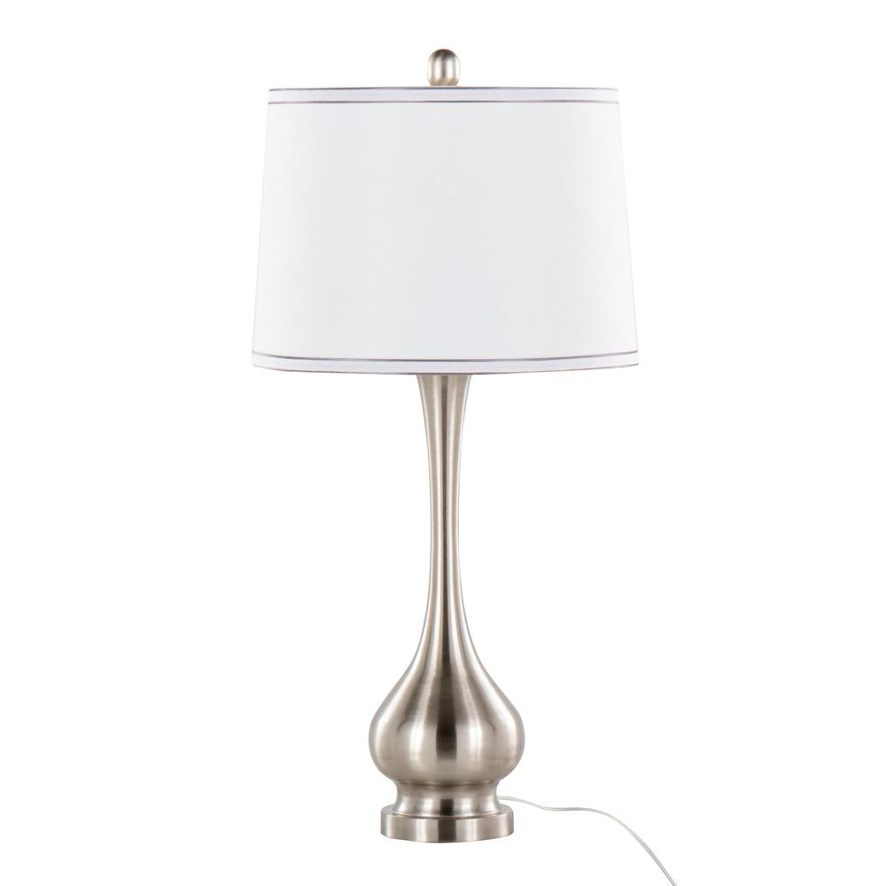 Silver Cairo 28.75" Metal Table Lamp - Set of 2
