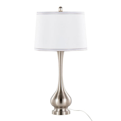 Silver Cairo 28.75" Metal Table Lamp - Set of 2
