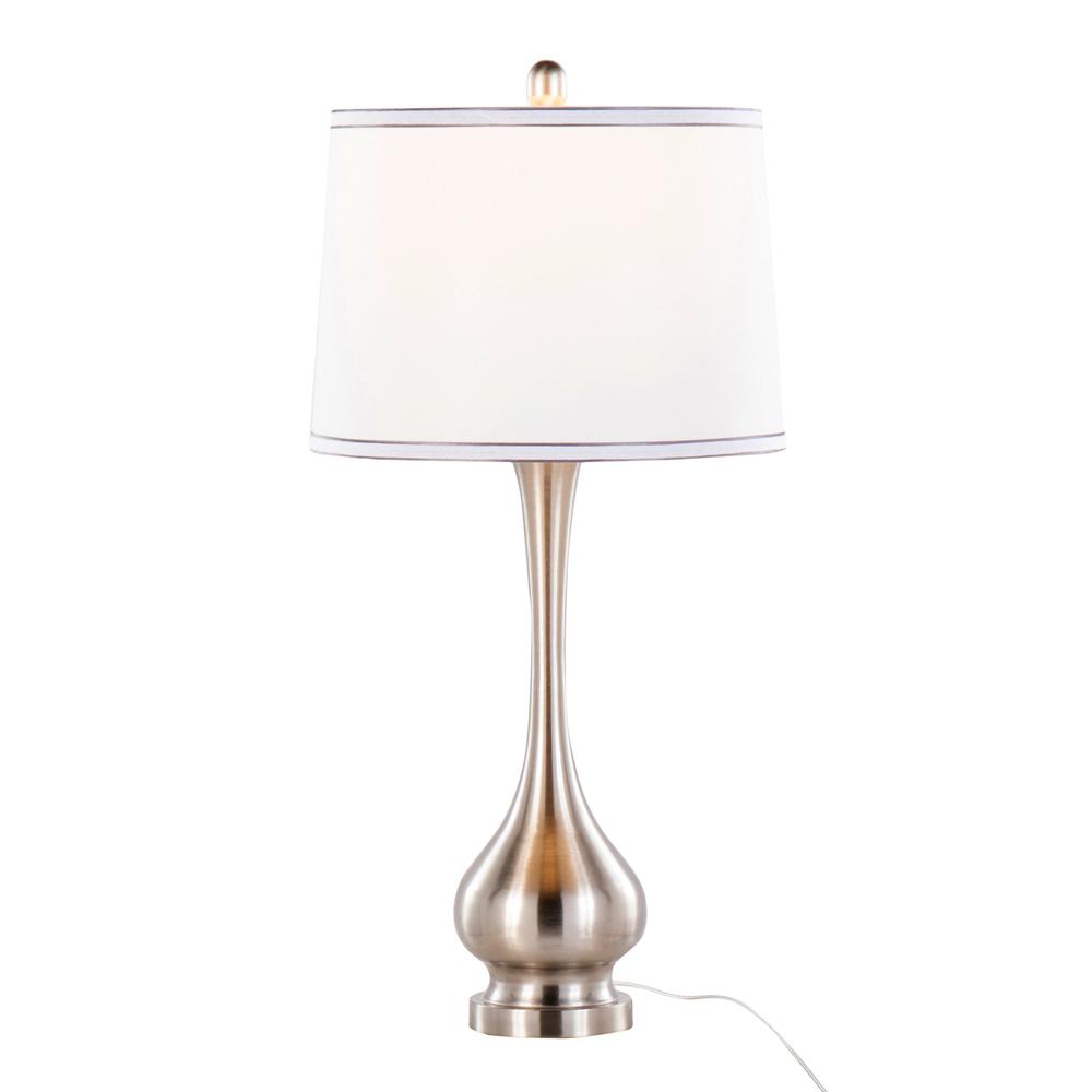 Silver Cairo 28.75" Metal Table Lamp - Set of 2