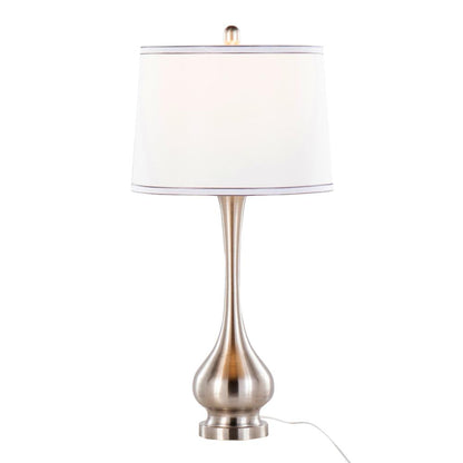 Silver Cairo 28.75" Metal Table Lamp - Set of 2
