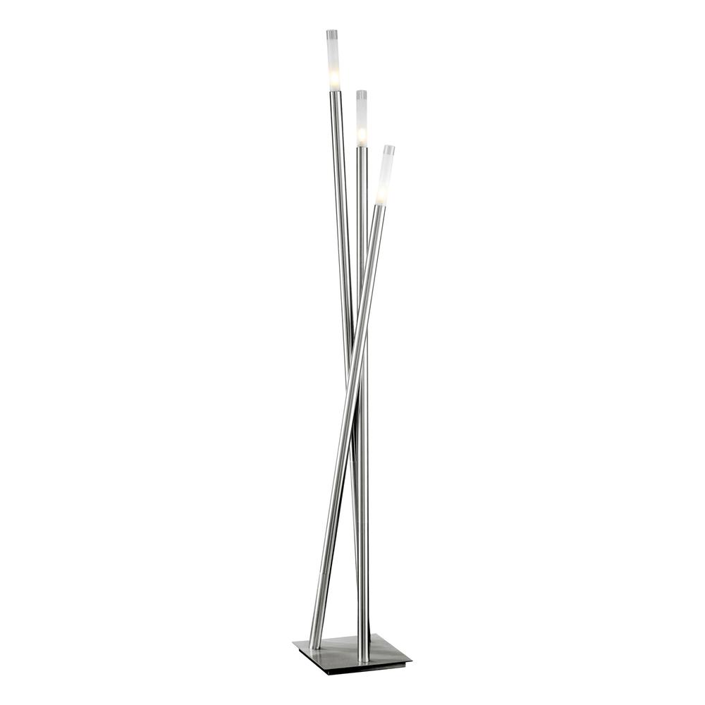 Brushed Nickel Icicle Floor Lamp