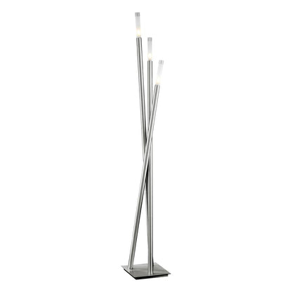 Brushed Nickel Icicle Floor Lamp
