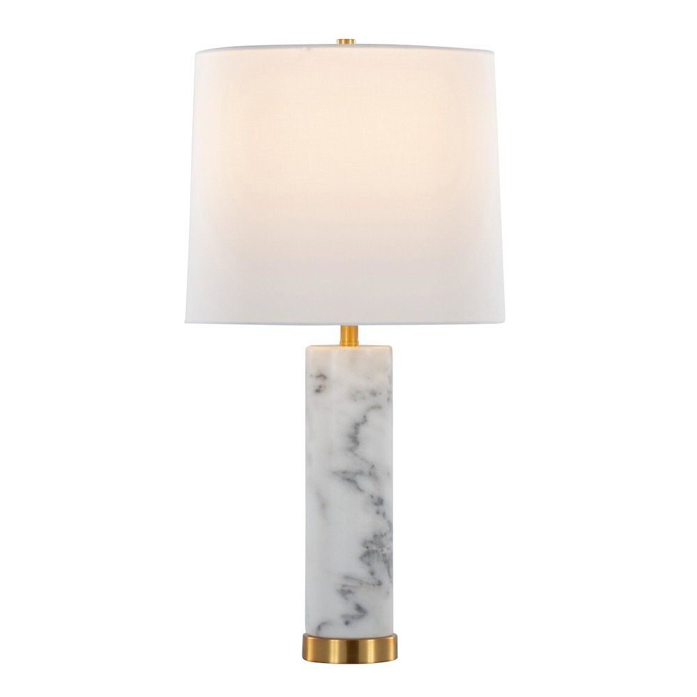 Marbella 26" Marble Table Lamp - Set of 2