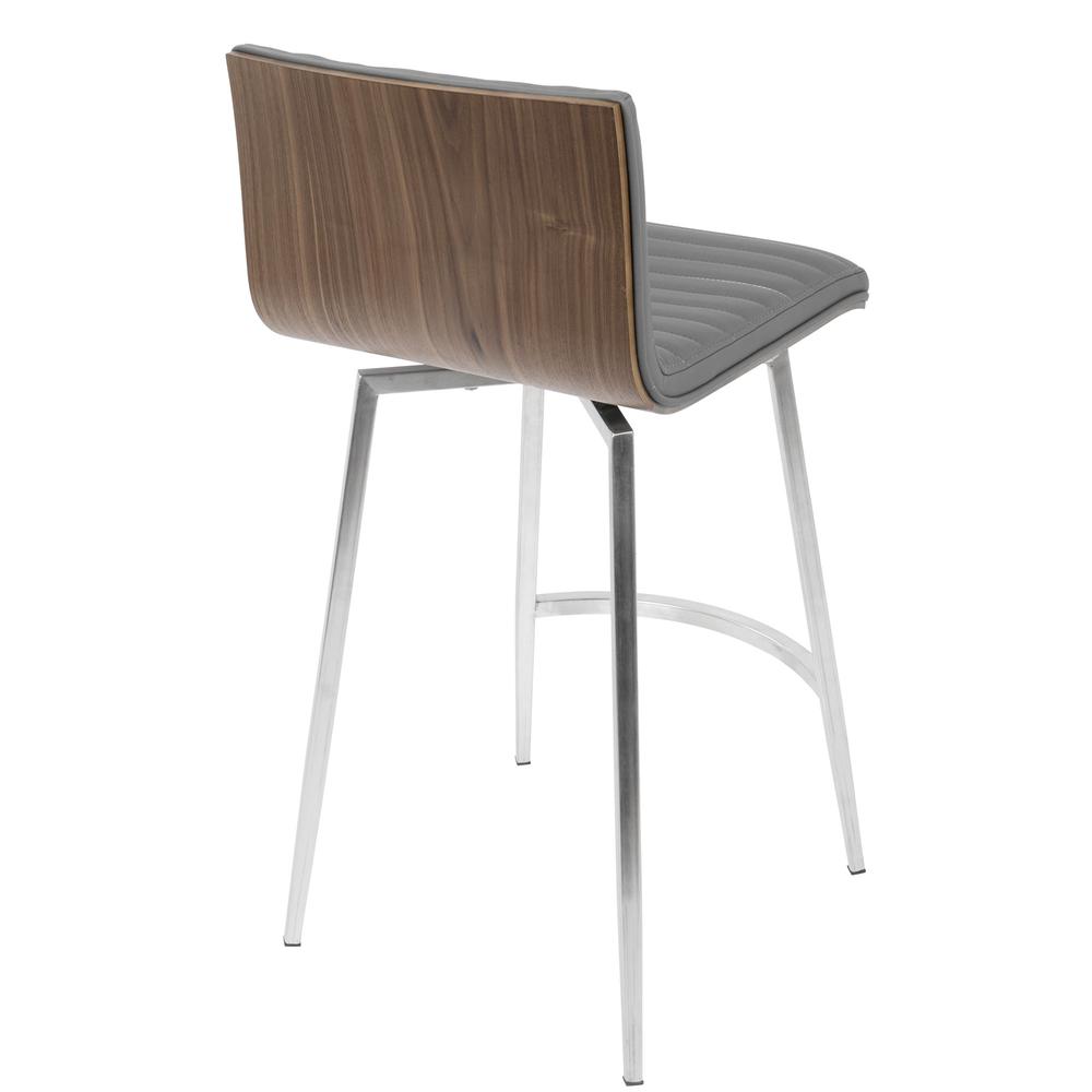 Silver Mason Swivel Counter Stool - Set of 2