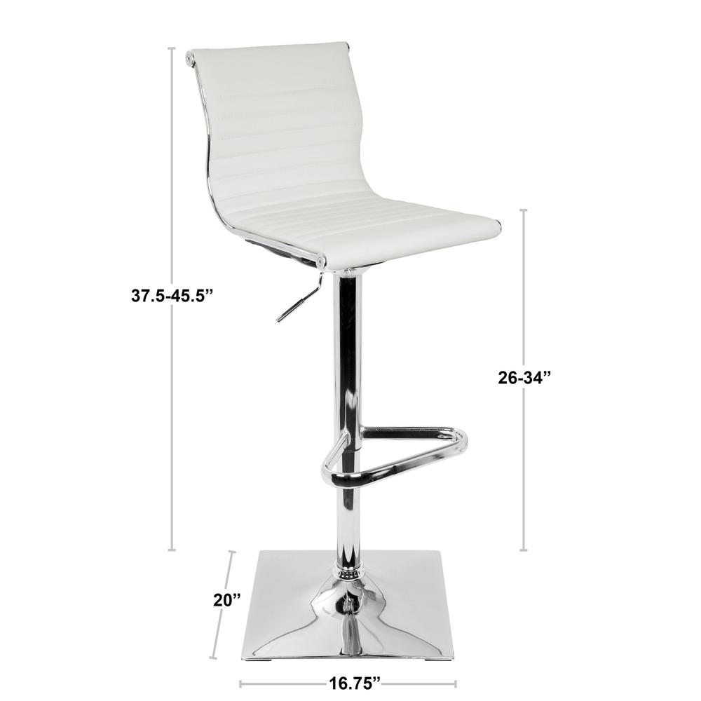 White Masters Barstool