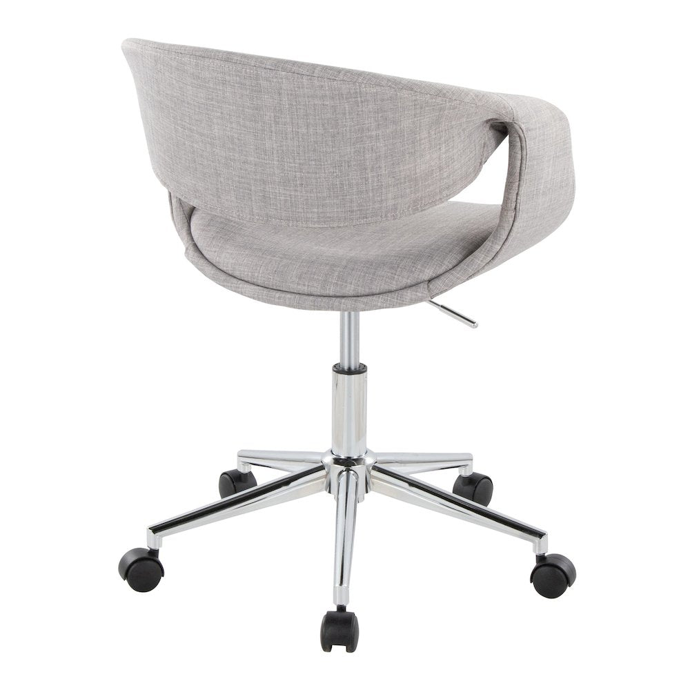 Curvo Upholstered 5-Star Task Chair