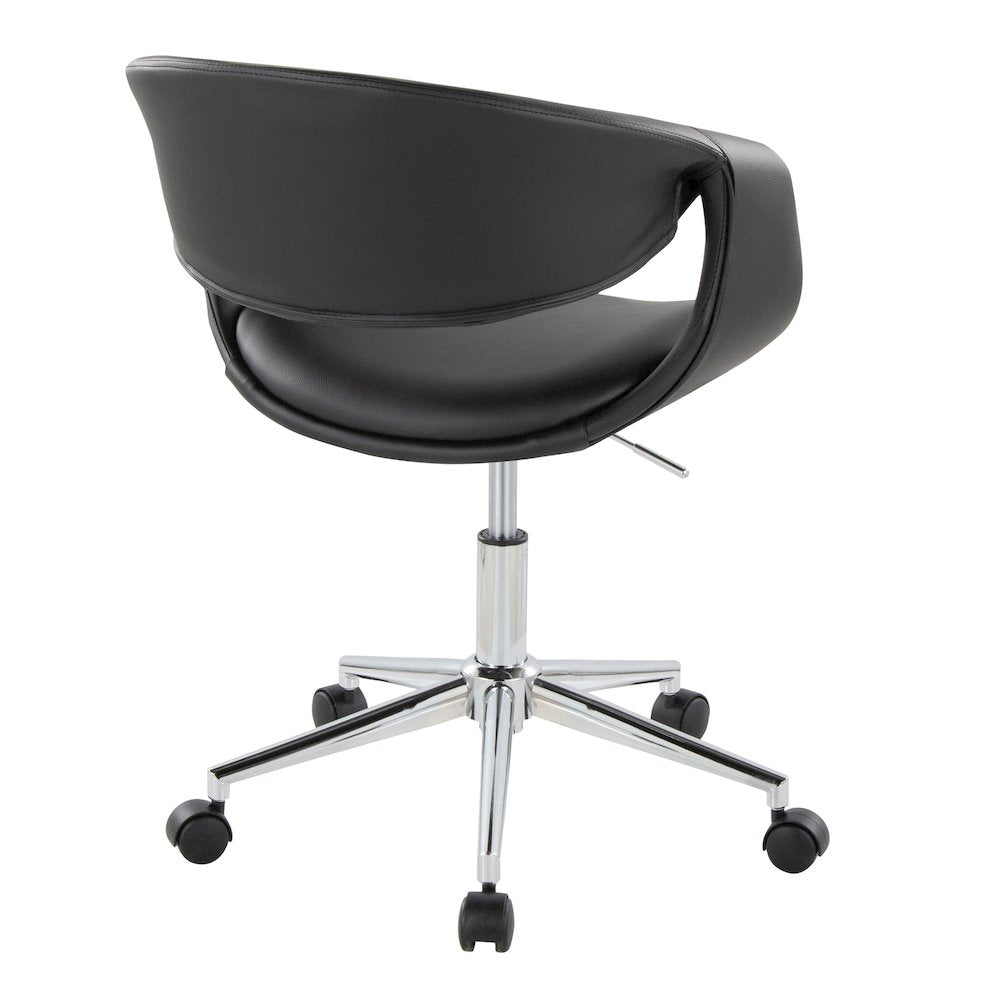 Curvo Upholstered 5-Star Task Chair