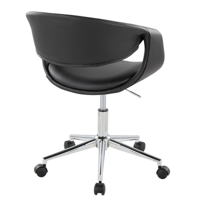 Curvo Upholstered 5-Star Task Chair