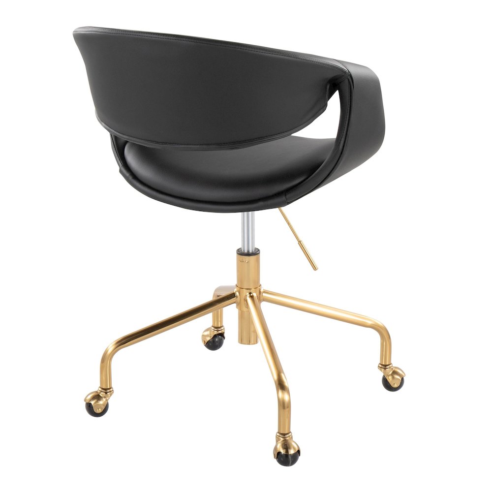 Curvo Upholstered 4-Star Task Chair