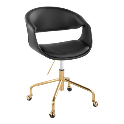 Curvo Upholstered 4-Star Task Chair