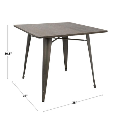 Antique, Espresso Oregon Dinette Table
