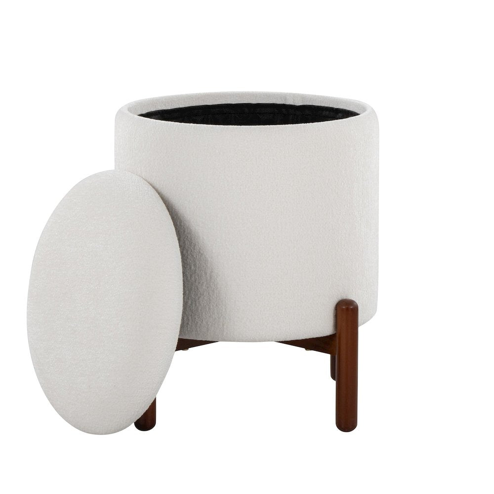 Daniella Wood Storage Ottoman